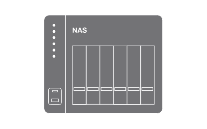 高容量存储：全部采用 3.5 英寸 HDD 的 NAS 